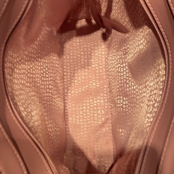 Kate Spade Seton Drive Karla Rose Pink Smooth Leather with Bow EUC - Picture 9 of 9